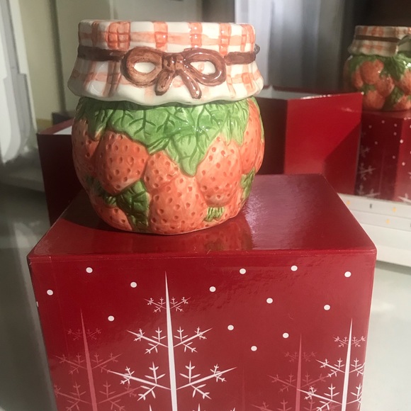 Cardinal Inc Accessories Ceramic Jam Pot Jelly Pot Honey Pot Wspoon